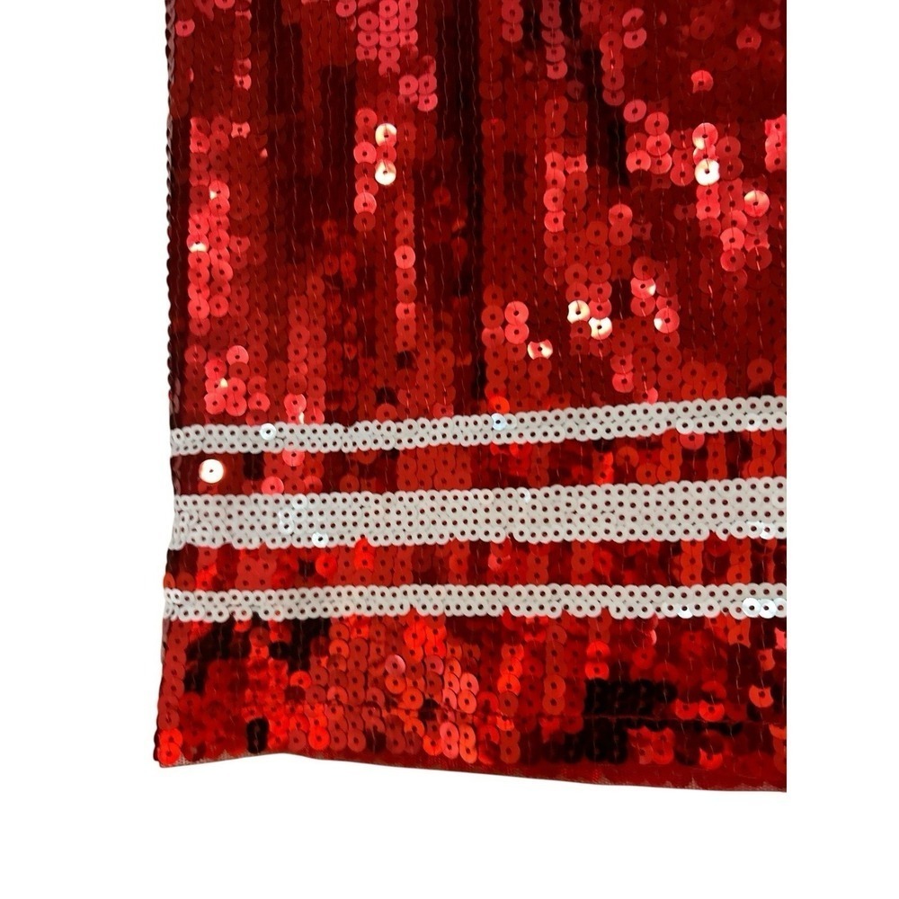 Simply Southern Red Santa Baby Sequin Dress Size S/M Christmas Holiday Party - Picture 8 of 10